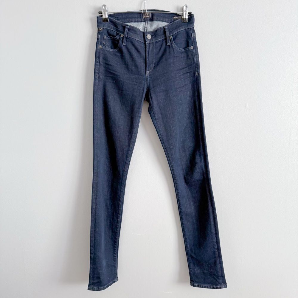 Citizens of Humanity Dark Wash Slick Skinny Leg Jean Size 28